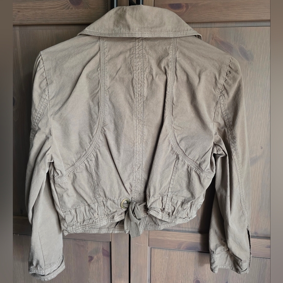 Fossil Women's Tan Utility Jacket Size Small - Picture 2 of 8